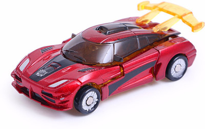 

PlayPlay Action Robot Mode Changeable Toy Convert Into Car For Kids (Red,Orange)