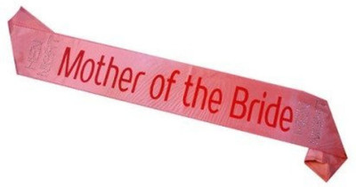 

Shop Online Mother of Bride Sash (Pink)