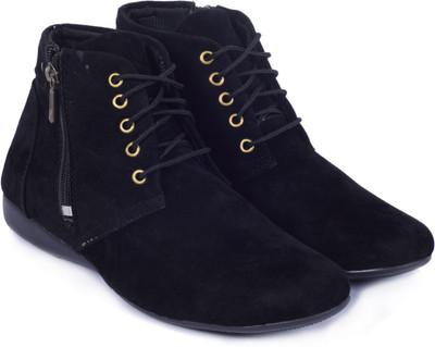 

Trendy Look Casual Boots For Women(Black