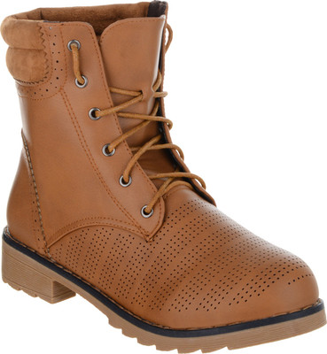 

Shuz Touch Boots For Women(Brown, Tan