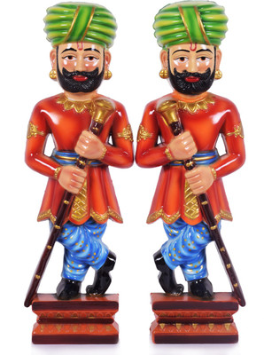 

Chikli Decorative Showpiece - 38 cm(Plastic, Multicolor)
