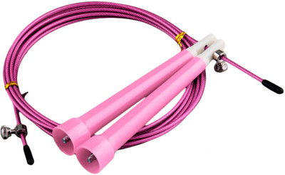 

HAWKISH sdf4 Speed Skipping Rope(Pink, Length: 274 cm)