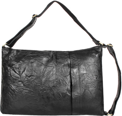 

Rohit Bal Men & Women Casual Black Genuine Leather Hand-held Bag