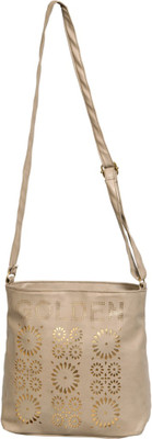 

Reet Girls Casual Beige Leatherette Sling Bag