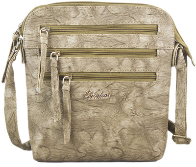 

Voaka Women Casual Beige PU Sling Bag