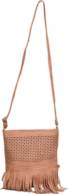 

Reet Girls Casual Beige Leatherette Sling Bag
