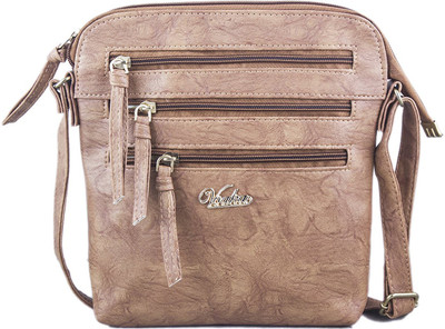 

Voaka Women Casual Brown PU Sling Bag