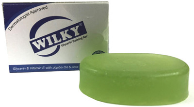 

Wilky Glycerin Soap with Vitamin E, Jojoba oil, Aloe Vera Oil(75 g)