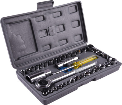 

M9GI All-in-One Metal 40 Piece Hand Tool Kit Socket Set(Pack of 40)