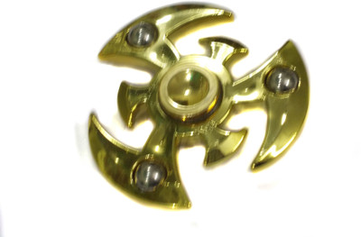 

Manthan FIDGET SPINNER FOR KIDS AND ADULTS MADE OF METAL LONG LASTING SPIN(Gold)
