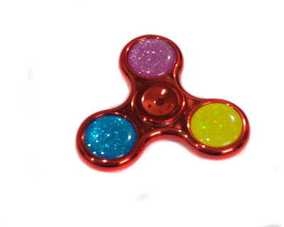 

Manthan FIDGET SPINNER FOR KIDS AND ADULTS MADE OF METAL LONG LASTING SPIN(Red)