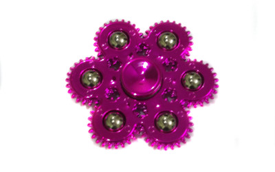 

Manthan FIDGET SPINNER FOR KIDS AND ADULTS MADE OF METAL LONG LASTING SPIN(Pink)