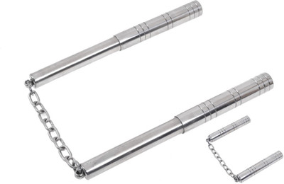 

trendscartzy store nanchaku-QKL Gymnastic Stick - 10 inch(Silver)