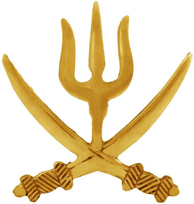 

Almos Bullet Motorcycle Trishul With Sword Rear Number Plate Royal Enfield Emblem