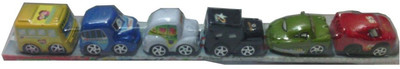 Mahvi Toys Pack of 6 Cars(Multicolor)