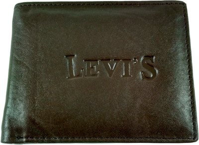 

Levi Men Khaki Genuine Leather Wallet(5 Card Slots), Coffee