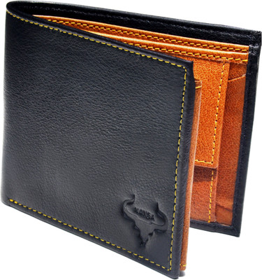 

Naysa Men Casual Black Genuine Leather Wallet(8 Card Slots), Tan