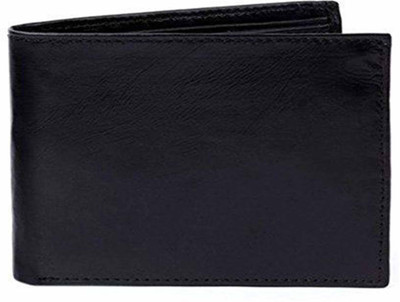 

Zoom Men Black Genuine Leather Wallet(3 Card Slots)
