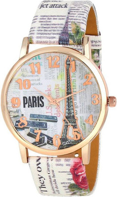 View keepkart 003 Effil tower new original paris Dial Multicolour Leather Strap for Woman And Girls Watch  - For Girls Wrist Watches Price Online(Keepkart)