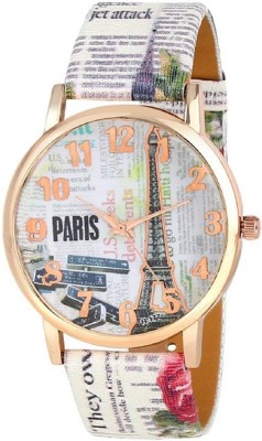 KNACK attractive Eiffel Tower design upcoming stylish bracelet leather belt paris love women T8 Watch  - For Girls   Watches  (KNACK)