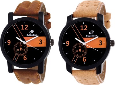 DP COLLECTION DpColl~10012 Set of Two Combo Analog Series Watch  - For Men   Watches  (DP COLLECTION)