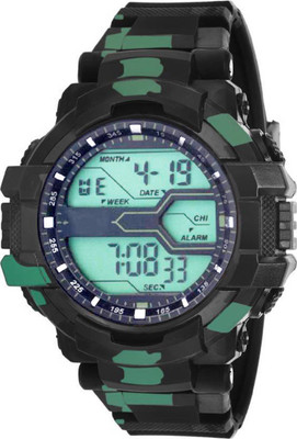 

DP COLLECTION DpColl~12010 Digital Chronograph Pattern Series Watch - For Men
