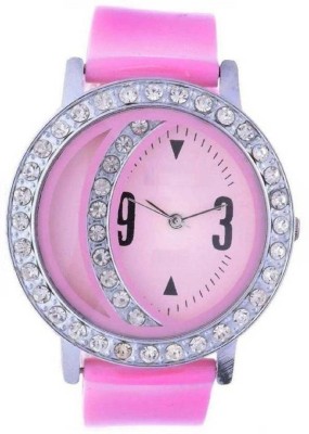 aramani fashion hub latest watch vogues moon pink 01 Watch  - For Women   Watches  (aramani fashion hub)