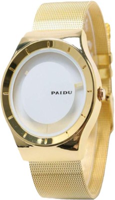 Miss Perfect Paidu Gold White Dial Metal Collection Best Men Watch Watch  - For Men   Watches  (Miss Perfect)