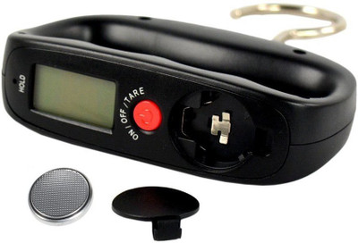 

Popaji 50kg Electronic LCD Luggage Scale - Hook Weighing Scale(Black)