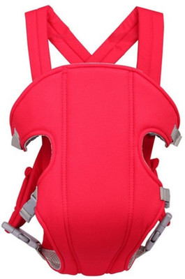 

ShopyBucket Best Quality Comfortable Baby Carriers Belt Sling - Kangaroo Bag Baby Carry Cot(Red, Front carry facing out)