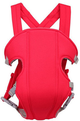 

ShopyBucket 2 to 30 Months Breathable Multifunctional Front Facing Baby Carry Bag Sling Backpack Safety Infant Comfortable carrying Baby Carry Cot(Red, Front Carry facing in)