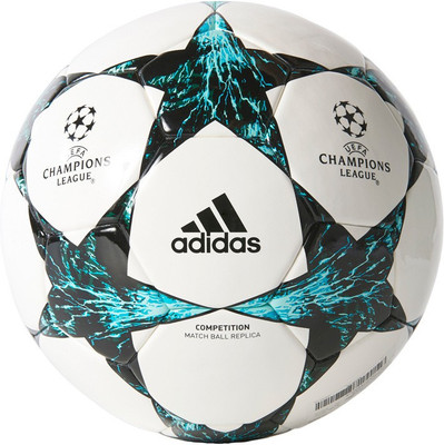 

ADIDAS Finale 17 Comp Football - Size: 5(Pack of 1, White, Blue), White;energy aqua;black