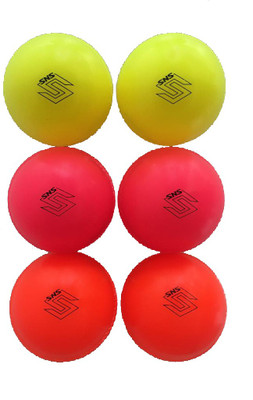 

SNS CRICKET BALL - WIND BALL- ASSORTED (PACK OF 6) Cricket Rubber Ball(Pack of 6, Multicolor)