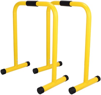 KOBO Original Fitness Equalizer Yellow Dip Stand, Gymnastic For Dipping, Great for Push Ups and Strength Training (IMPORTED) Parallel Bar(Yellow)