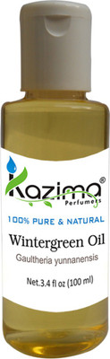 

KAZIMA Wintergreen Essential Oil (100ML) 100% Pure Natural For Skin care & Hair treatment(100 ml)