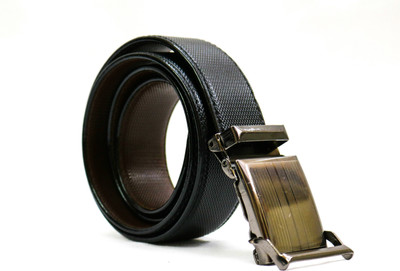

DAKSH Men Black Artificial Leather Belt