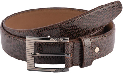 

Baluchi Men Formal Brown Artificial Leather Belt