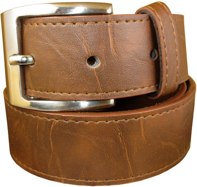 

urfashion Men Tan Canvas, Artificial Leather Belt