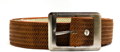 

DAKSH Men Brown Artificial Leather Belt, Tan