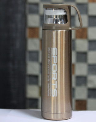 Carrera KUPPA-SPORTZ Bringing cutting-edge active sports bottles that are ideal not just for athletes but for anyone trying to reach their fitness goals. ADDITINALLY A LID WHICH IS A CUP! 500 ml Flask(Pack of 1, Gold) available at flipkart for Rs.539