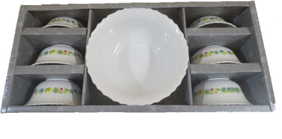 

NextWhat Pudding Microfibre Bowl Set(White, Pack of 1)