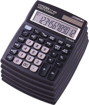 

Citizen |Pack of 5| CT-600J Stealodeal |Pack of 5| CT-600J Basic Calculator(12 Digit)