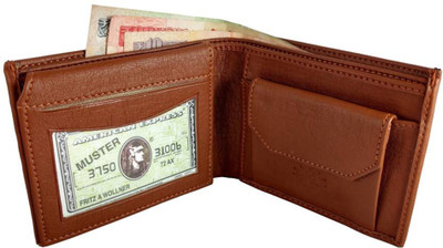 

Billiondeal Royal Design bi-Fold High Quality Men's Leather Wallet & 8 Card Holder(Set of 1, Tan)