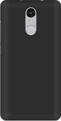 LILLIPUT Back Cover for Mi Redmi Note 4X(Black, Silicon, Pack of: 1)