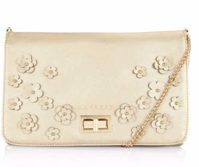 

Caprese Party Gold Clutch