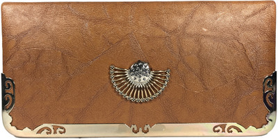 

Bizarre Vogue Party Tan Clutch