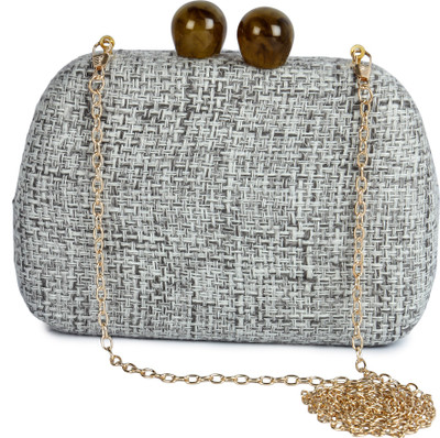 

MODISH Casual Grey Clutch
