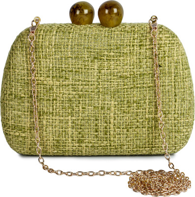 

MODISH Casual Green Clutch