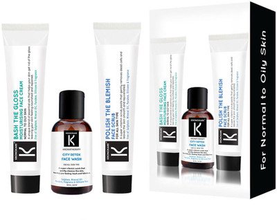 Kronokare Mini Face Care Kit - For Normal To Oily Skin(Set of 3)