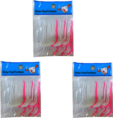 

AVIKZ Dental Floss - Toothpick(10, Pack of 3)